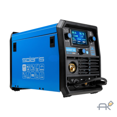 Полуавтомат сварочный Solaris ALUMIG-230DP SYNERGY (230В MIG/SPOT/FLUX/MMA/TIG/PULSE/DP синергетич.программы евроразъем горелка 3 м) (SL1539-2)